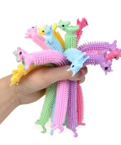 2 Pcs Unicorn Stretch String TPR Rope Anti Stress Toys Pressure Relief Toy Fidget Autism Vent 1 - Monkey Noodle