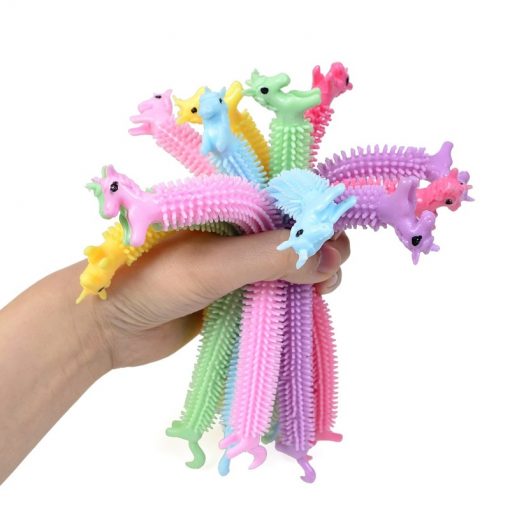 2 Pcs Unicorn Stretch String TPR Rope Anti Stress Toys Pressure Relief Toy Fidget Autism Vent 1 - Monkey Noodle