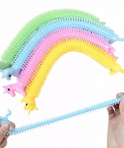 2 Pcs Unicorn Stretch String TPR Rope Anti Stress Toys Pressure Relief Toy Fidget Autism Vent 2 - Monkey Noodle