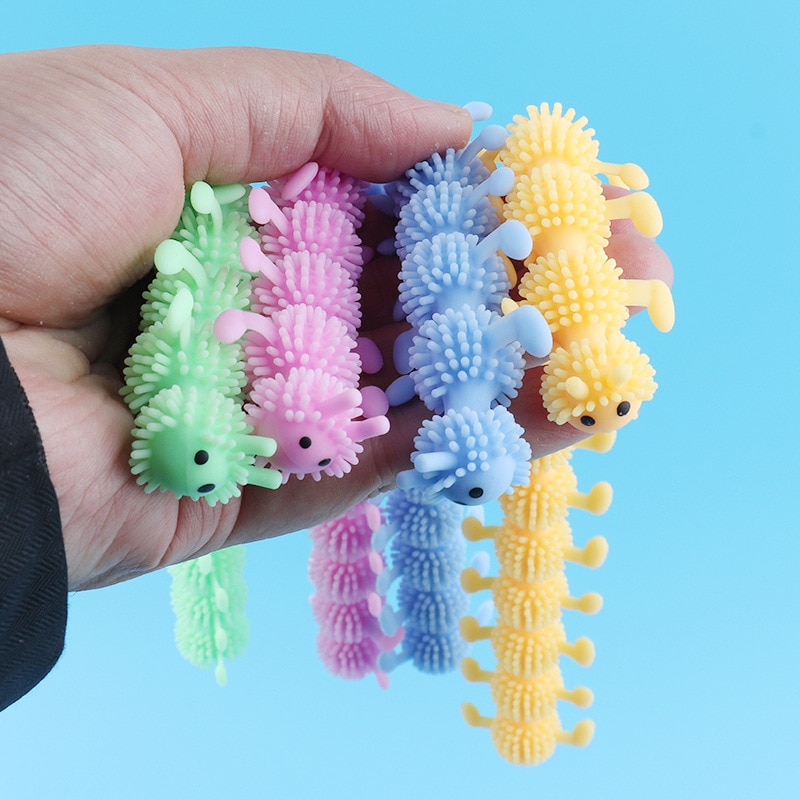 Wiggly Worm Stretchy String Fidget Toy - Stress Relief and Focus Aid