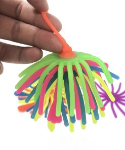 Monkey Noodles Fidget Toy Stretchy String Puffer Balls For Kids Autism Sensory Therapy Objet Satisfaisant Anti 3 - Monkey Noodle