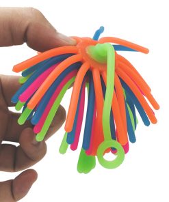 Monkey Noodles Fidget Toy Stretchy String Puffer Balls For Kids Autism Sensory Therapy Objet Satisfaisant Anti 4 - Monkey Noodle