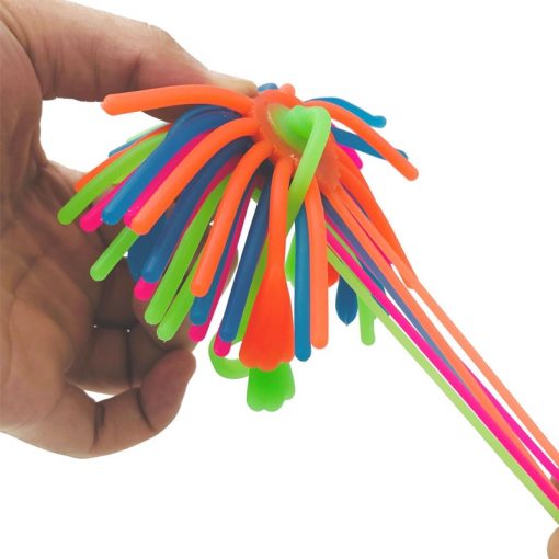 Monkey Noodles Fidget Toy Stretchy String Puffer Balls For Kids Autism Sensory Therapy Objet Satisfaisant Anti 5 - Monkey Noodle
