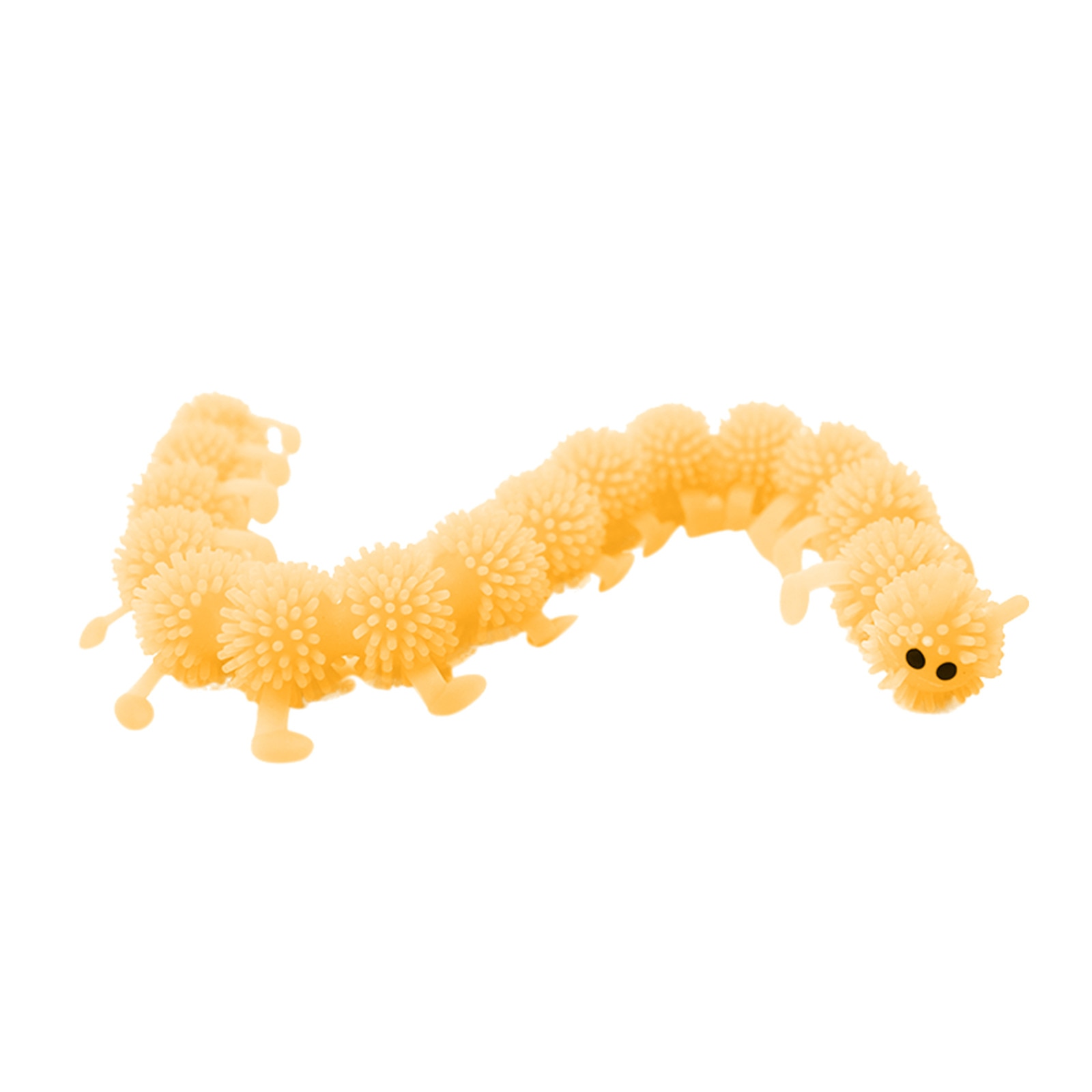 Yellow String Worm Monkey Noodle Fidget Toy for Stress Relief