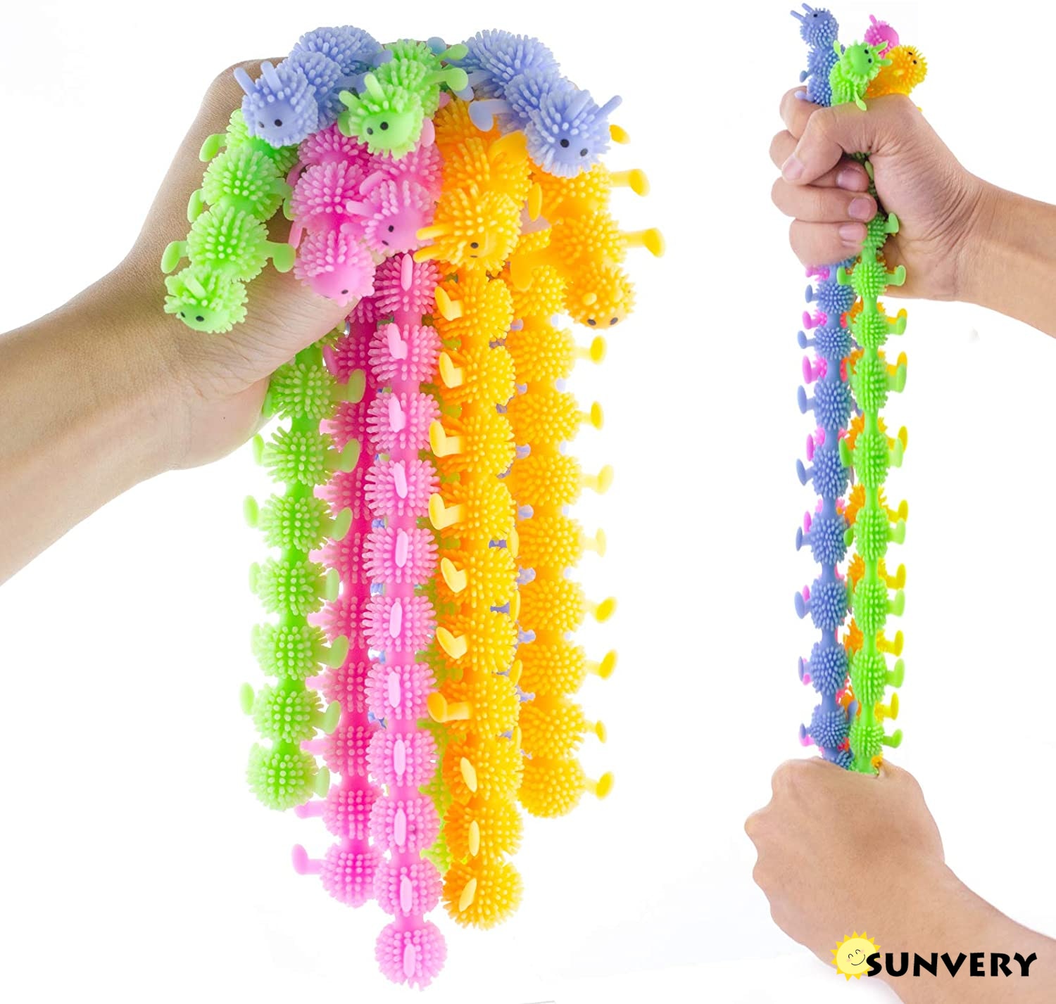 Fidget Toys Worm Stretch String Anti Stress Relief String Fidget Autismo  Vent