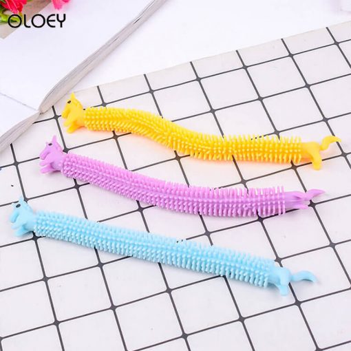 Unicorn Toys 19CM Fidget Indoor Fitness Tools Simple Dimple Functions Like Monkey Noodles Anti stress Toy 4 - Monkey Noodle