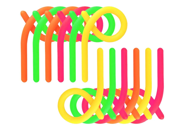 Playkidz Stretchy String Monkey Noodles Fidget Toy, Sensory Toys